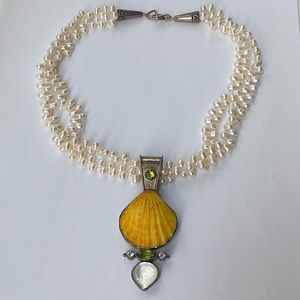 MARS AND VALENTINE sterling silver necklace